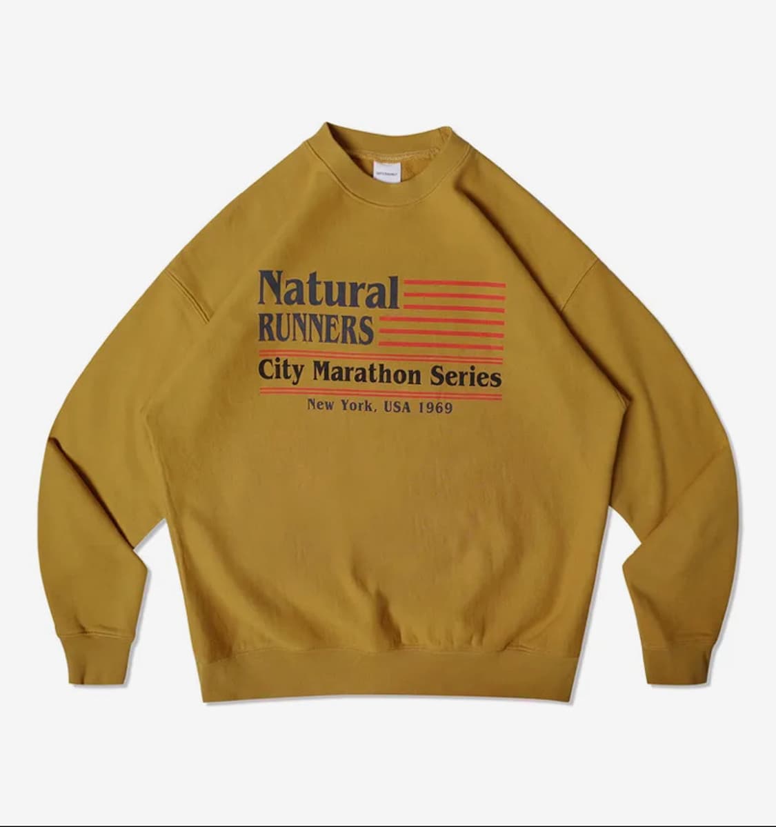 V.S.C SWEAT(NATURAL)_MUSTARD 상품이미지1