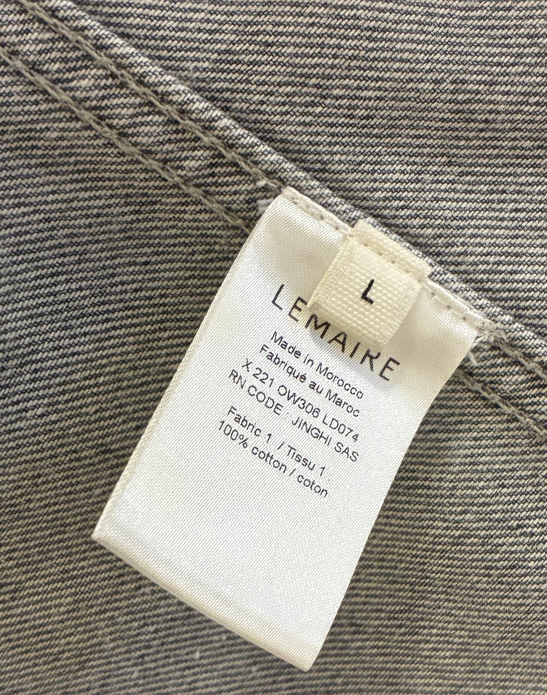 LEMAIRE 그레이 데님 재킷 상품이미지7