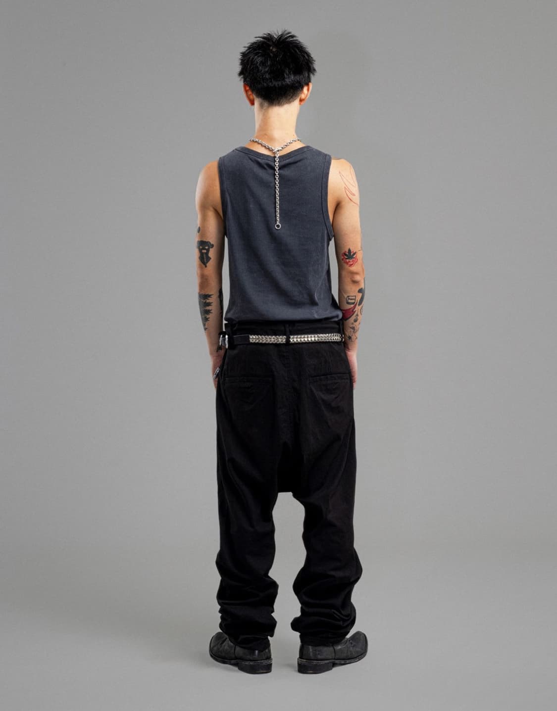 [F] 에크라손 ECRAZON CURVED BAGGY PANTS 상품이미지2
