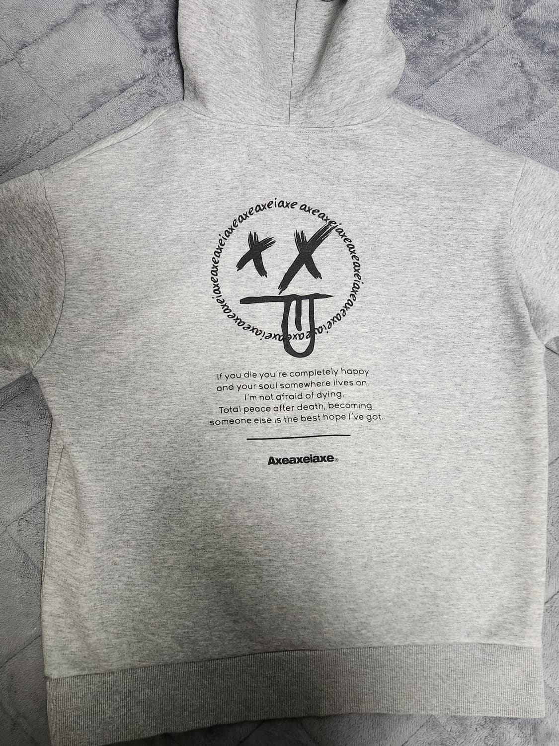 XXIX TEASE-YA 프리미엄 기모 후드 그레이 상품이미지4