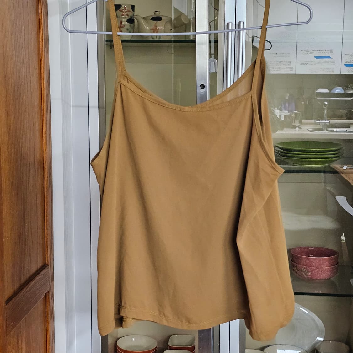 55~66[O'2nd] 오즈세컨 올리브 레이스 니트 탑 & 나시 세트 상품이미지2