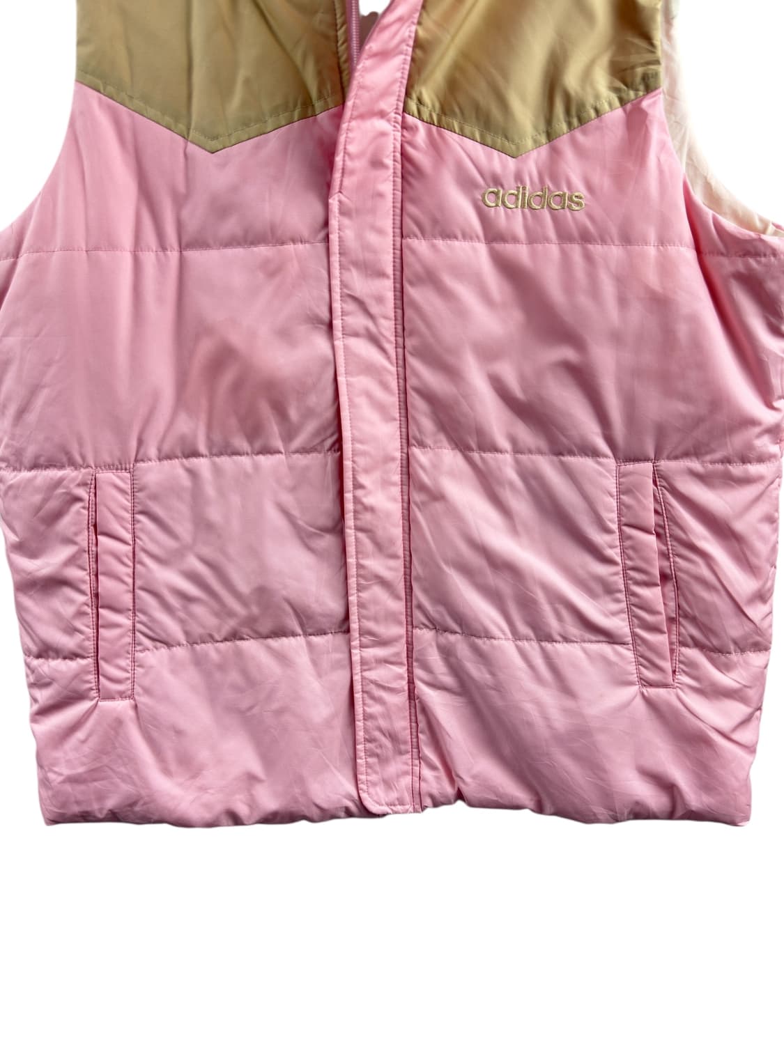 아디다스 핑크 베이지 베스트 집업1458 상품이미지4