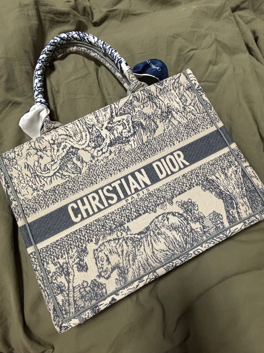 [새제품] 디올 북토트 북도트 그레이 상품이미지1