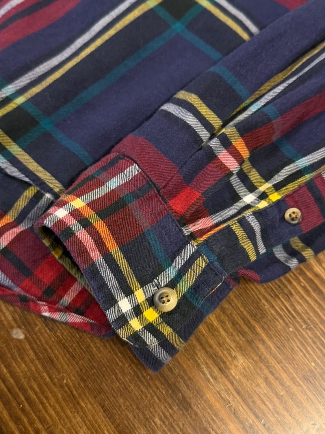 노티카 버튼다운 체크셔츠 남성100-105 상품이미지7