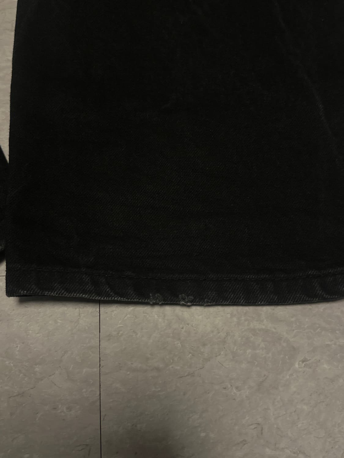 니하이 데님 배기진 XS 상품이미지2