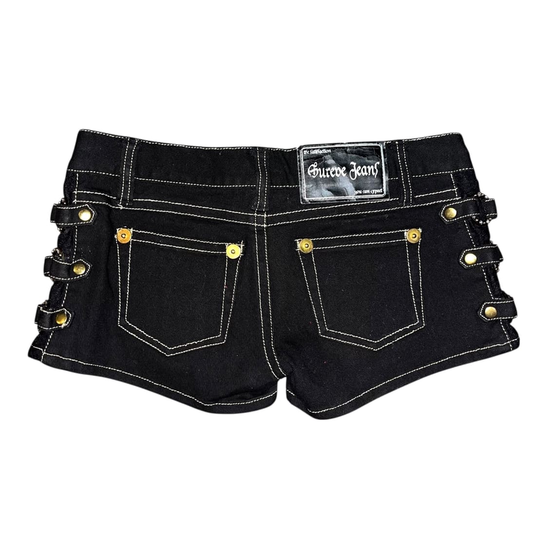 사이드 레이스 링 숏팬츠 갸루y2k펑크 상품이미지3