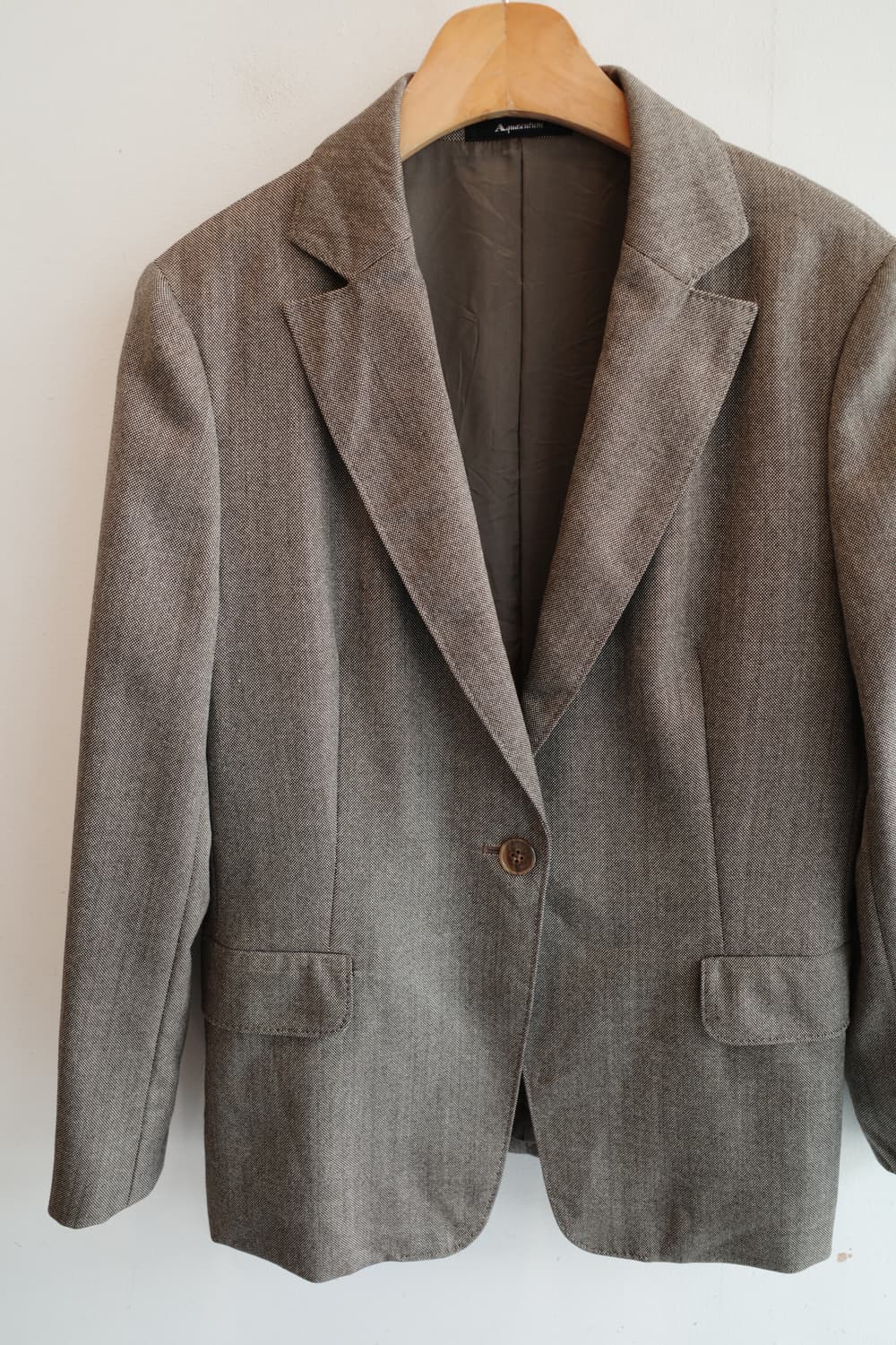 Aquascutum 아쿠아스큐텀 원버튼 울자켓 상품이미지2