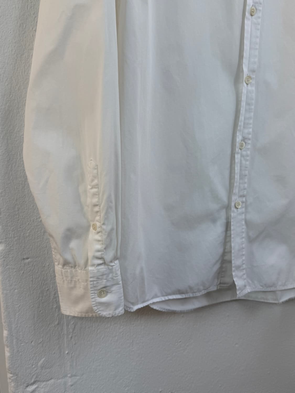 메종 키츠네 폭스 헤드 로고 화이트 셔츠  상품이미지3