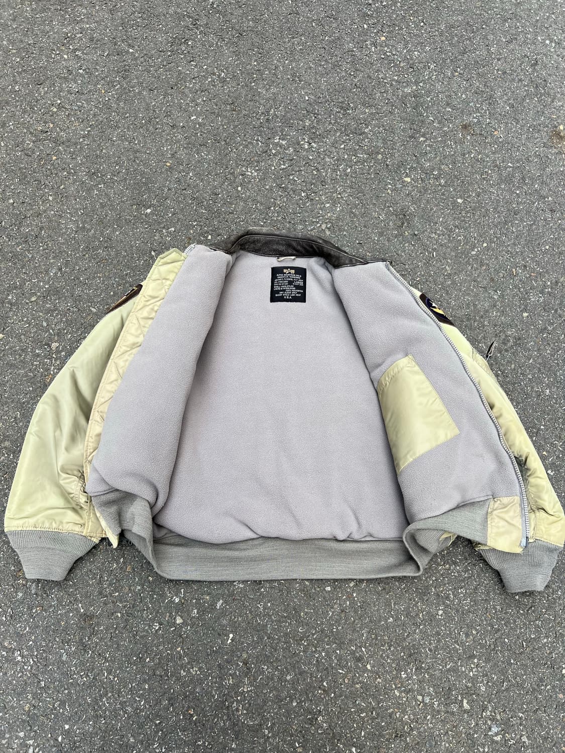 00s ALPHA INDUSTRIES CWU 45/P 알파플라이트봄버 상품이미지10