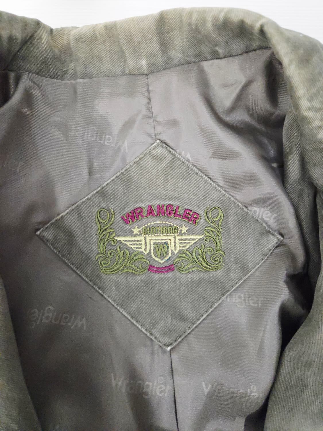 랭글러(Wrangler) 빈티지 워싱 코튼 자켓 상품이미지6