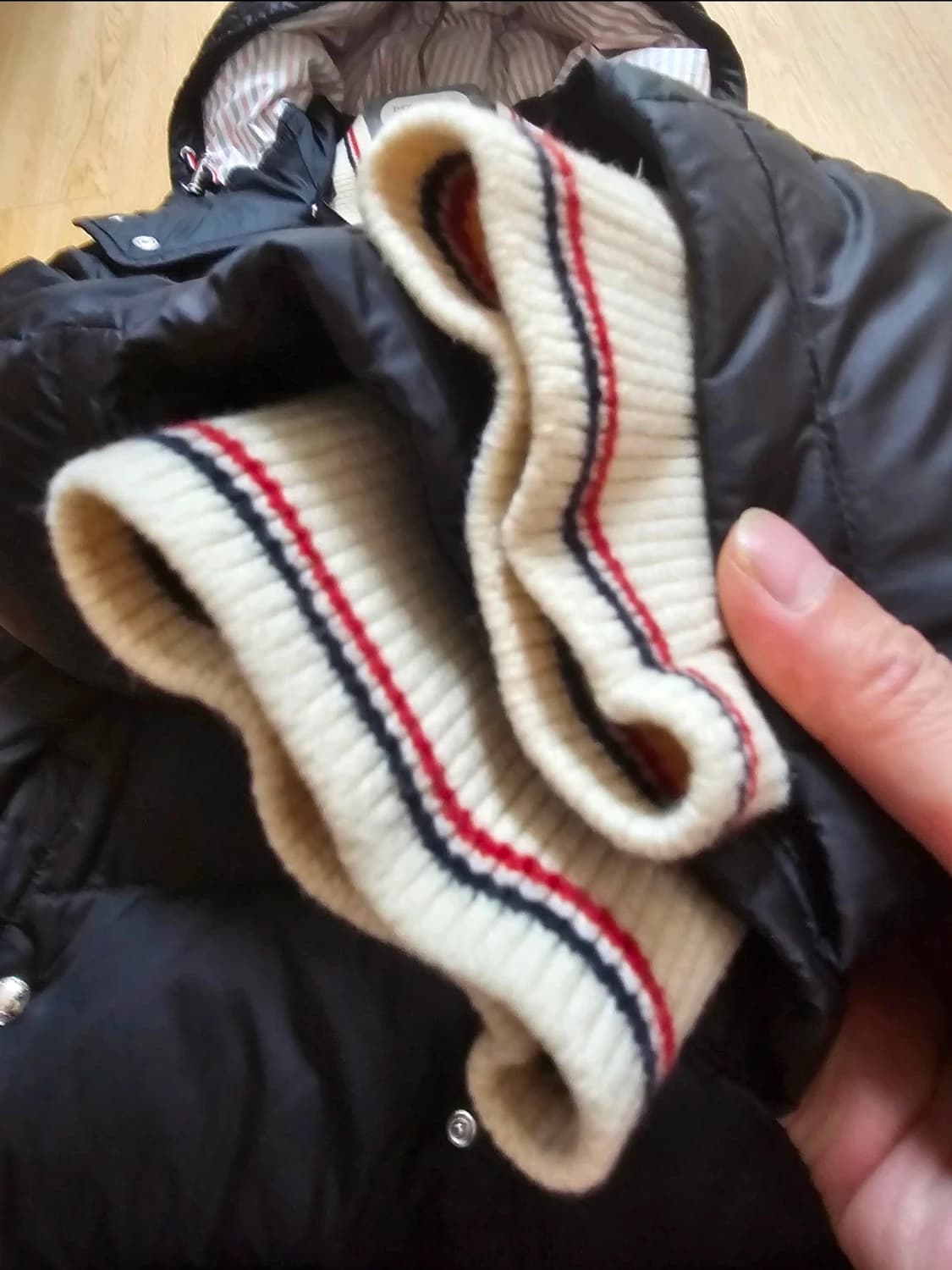 톰브라운 사선완장 후드 코트(2/정품/S급) 상품이미지5