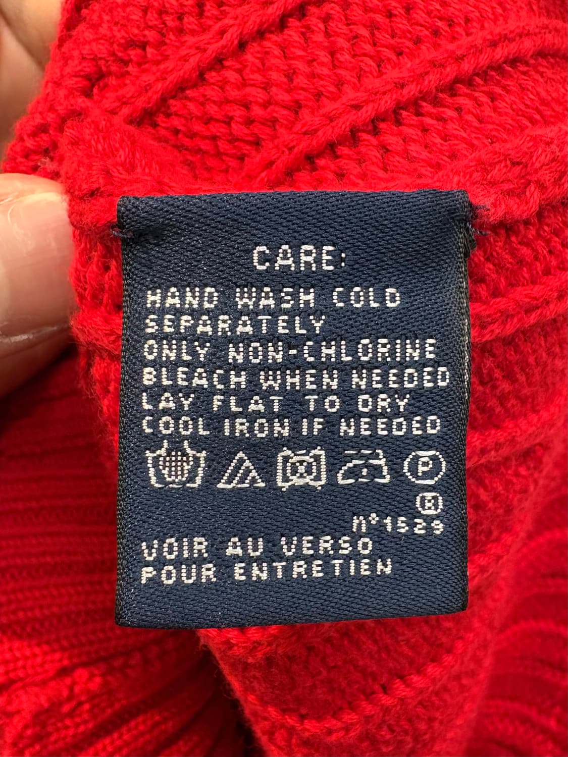 랄프로렌 스포츠 브이넥 케이블 니트 상품이미지9