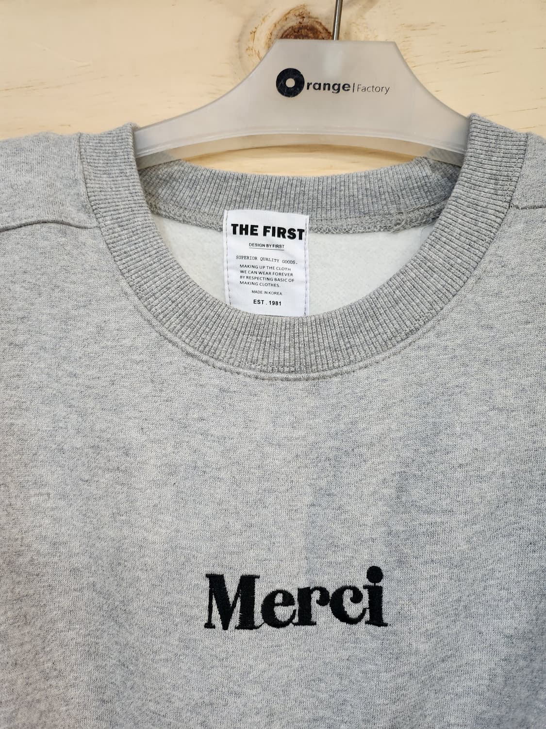 636) 여성 기모 크롭 맨투맨 상품이미지4