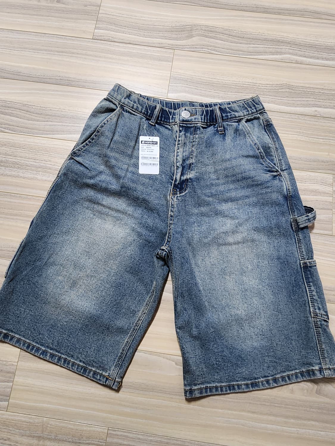 행텐카펜더버뮤다데님팬츠반바지밴딩팬츠30 상품이미지1