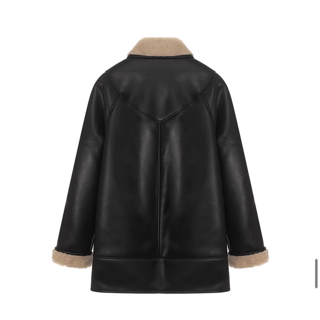 루에브르 레더 시어링자켓 상품이미지6