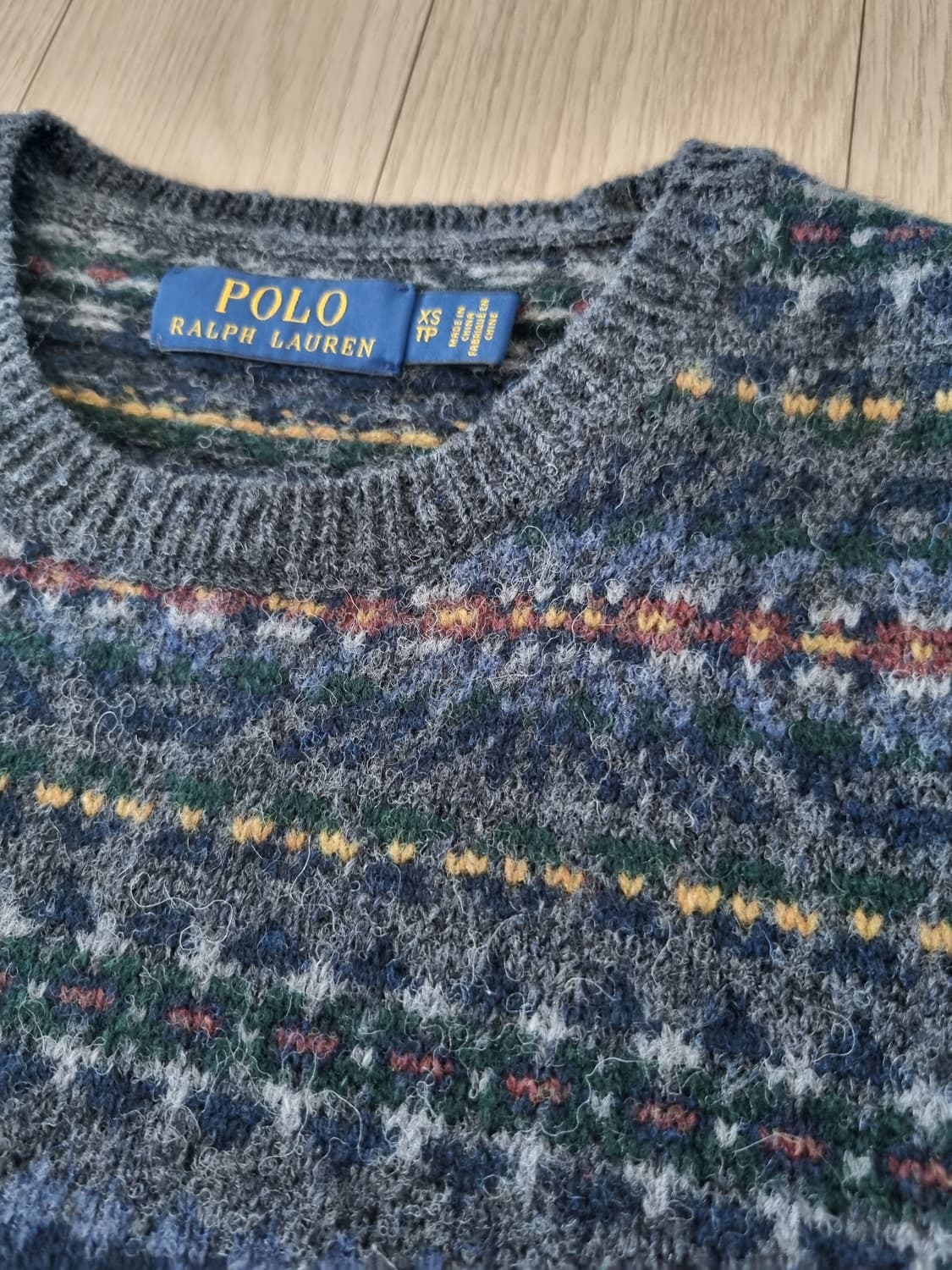 폴로 랄프로렌 페어아일 니트 xs 상품이미지3