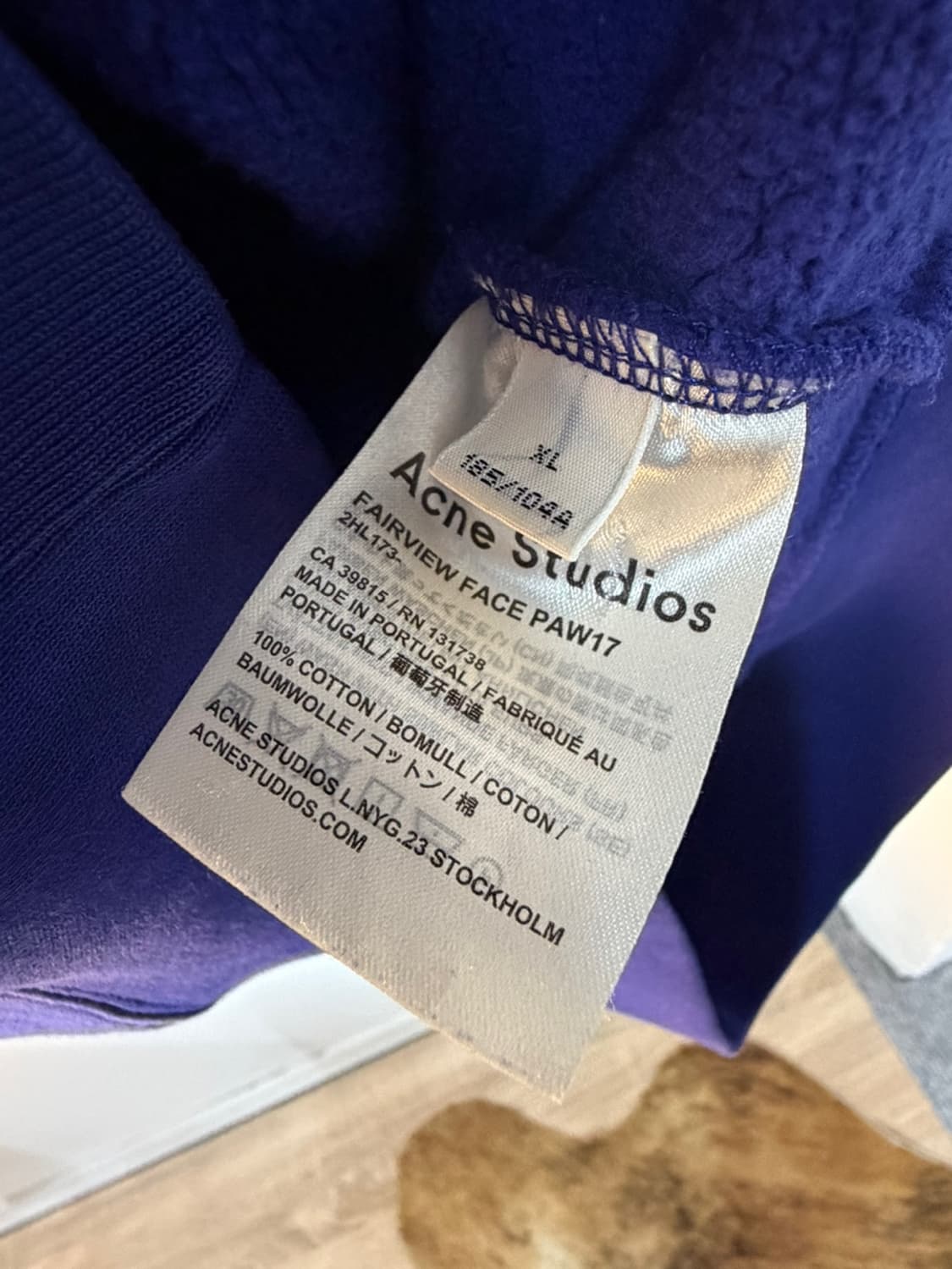 아크네 스튜디오 페이스 로고 맨투맨 스웻셔츠 상품이미지7