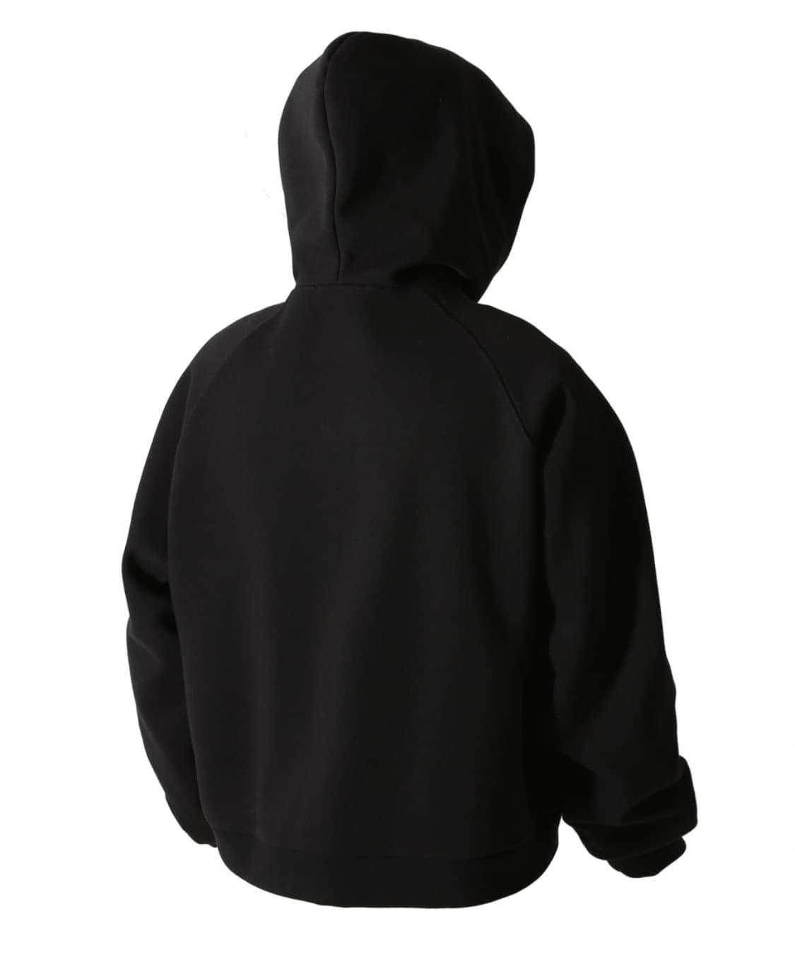 로어링라드 에센셜 오버 후드 집업 블랙 상품이미지5