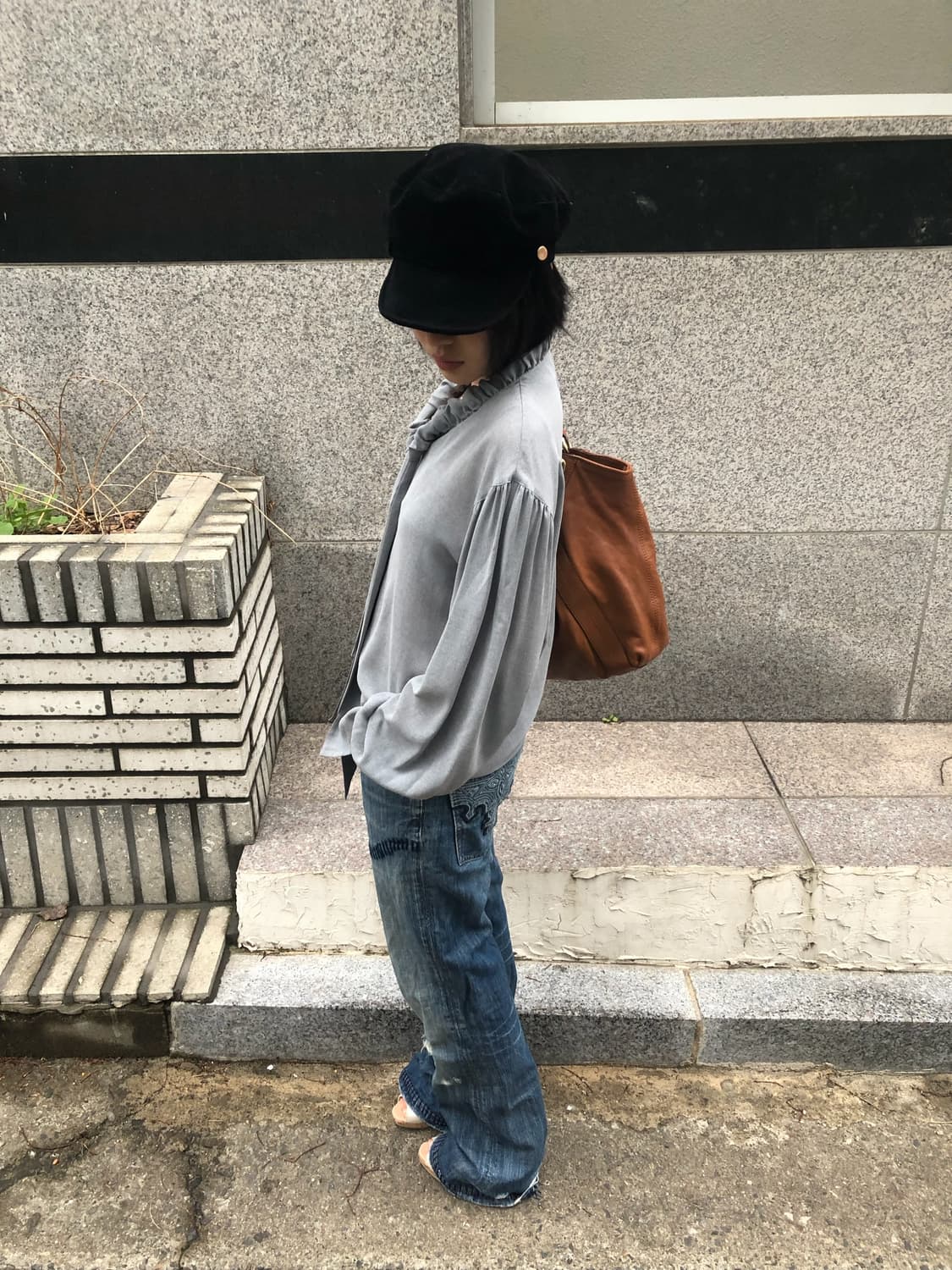 ecolier ribbon blouse 상품이미지5