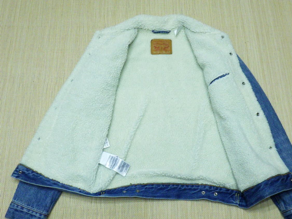 (S/90) 리바이스 Levis 양털 청 데님자켓 상품이미지7