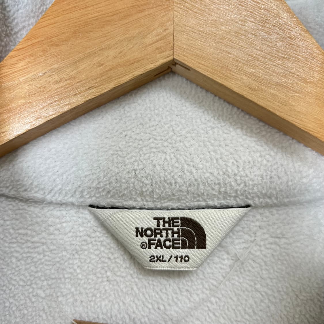 TNF 노스페이스 화이트 후리스 자켓 상품이미지6