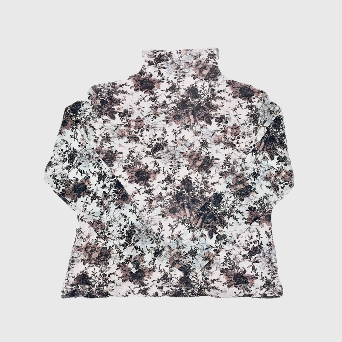 플라워패턴 7부 롱슬리브 상품이미지1