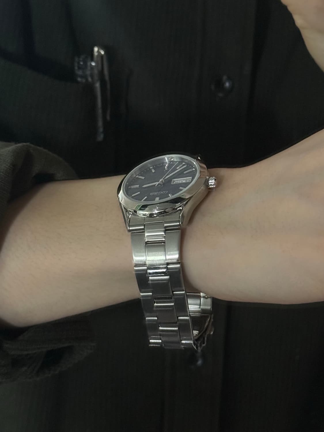 SEIKO 메탈 쿼츠 시계 상품이미지7