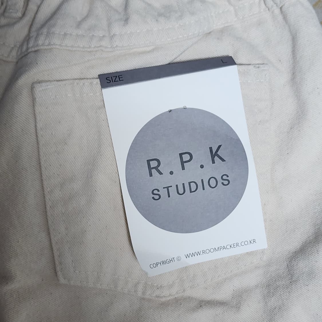 새상품) 룸패커 하이웨스트 뒷밴딩 팬츠
L 상품이미지4