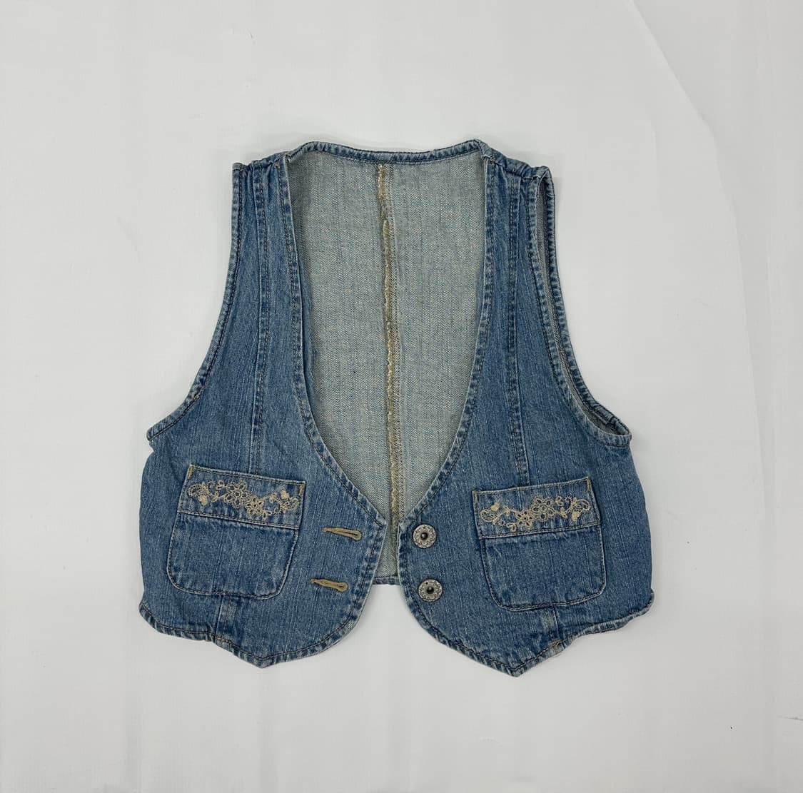 ⭐️하구미의 레이어드 청조끼 머플러 코디세트⭐️ 빈티지 Y2K 레트로  상품이미지5