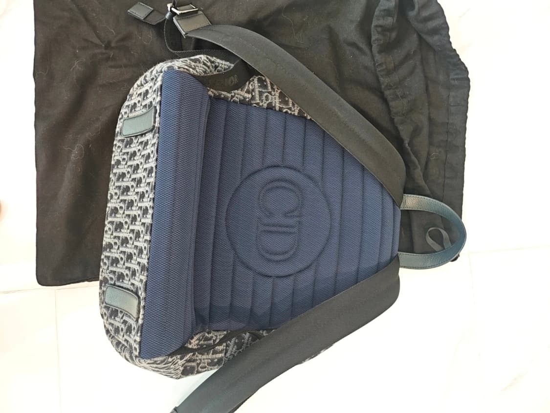 디올 오블리크 라이더 백팩 자카드 블루 상품이미지6