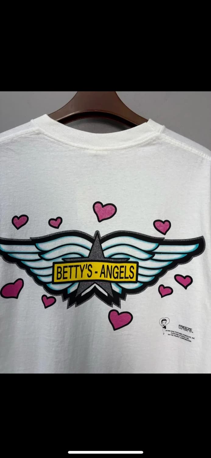 빈티지 베티붑 라이딩 엔젤 반팔 H1472 상품이미지5