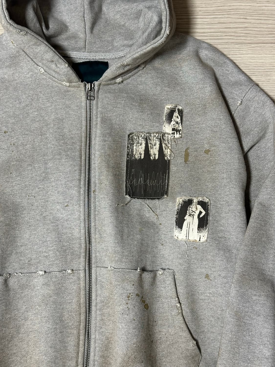 언더마이카 에이지드 더티 후드집업 1사이즈 상품이미지2