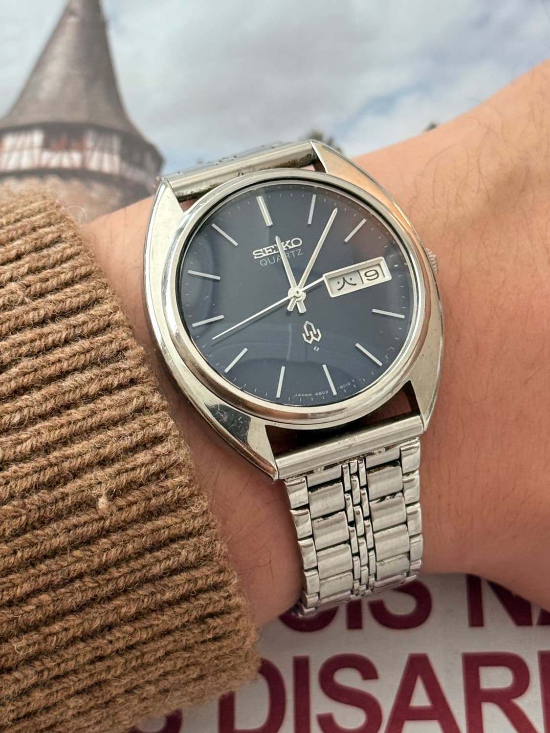  Seiko 세이코 쿼츠 딥블루 Day-Date 1976 상품이미지8