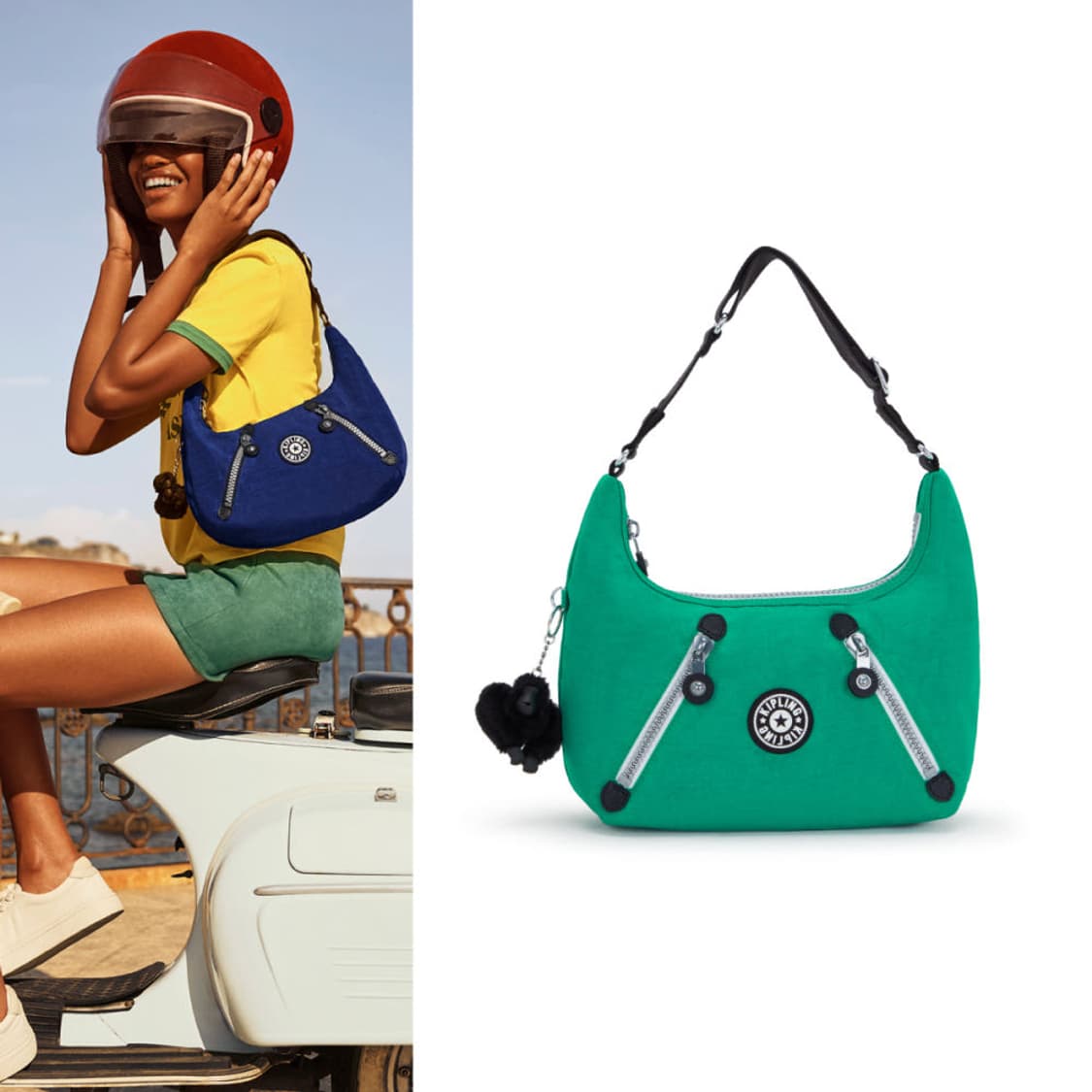 키플링 헤리티지 숄더백 니키 라피드 그린 새상품 상품이미지2