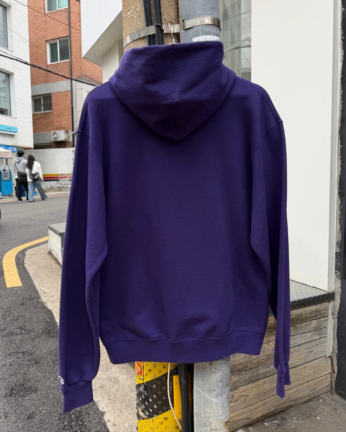 Champion tulane maroi gras purple hoodie 상품이미지5