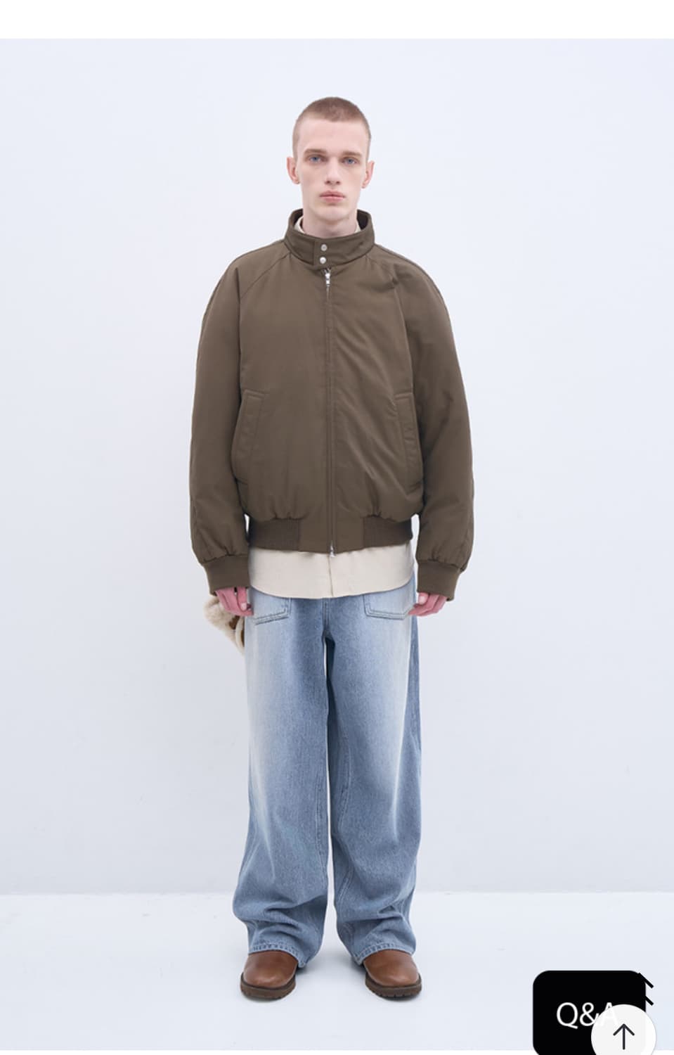 애프터프레이 리가즈 해링턴 다운 블루종 L 상품이미지6