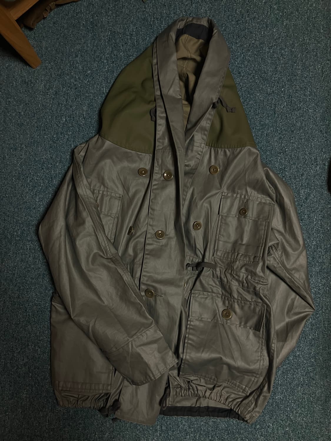 Kapital k.p.a.m wax cotton ring coat 상품이미지4