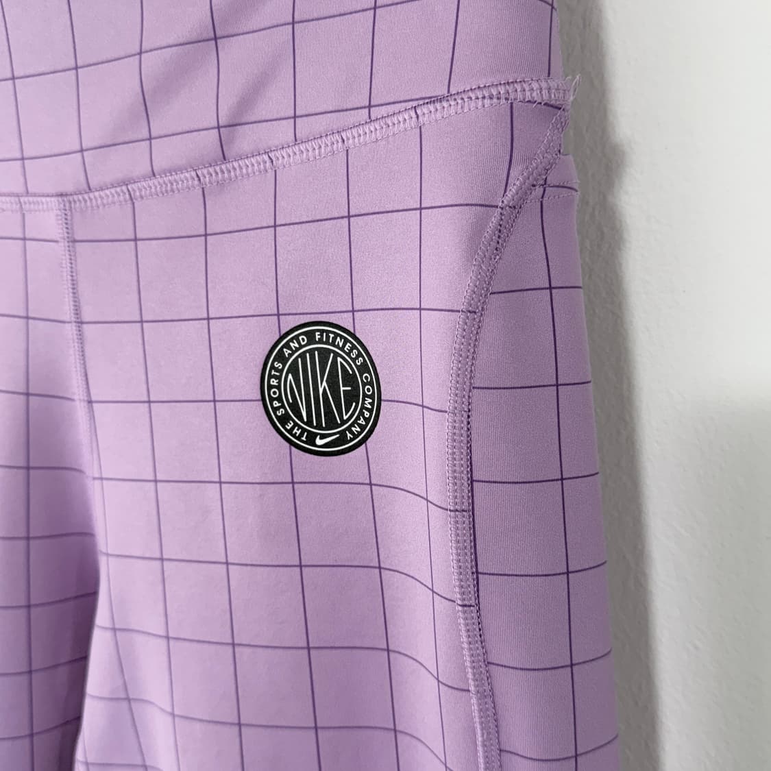 [S] 나이키 레깅스 체크 퍼플 상품이미지3
