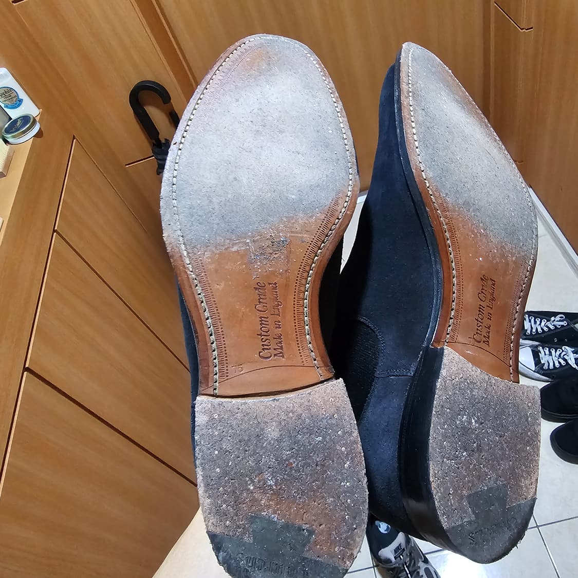 처치스 houston 블랙 스웨이드 첼시부츠 상품이미지4