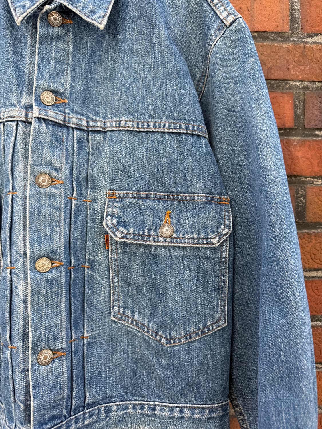 80s 리바이스 오렌지탭 2세대 트러커자켓 M(XL) 상품이미지3