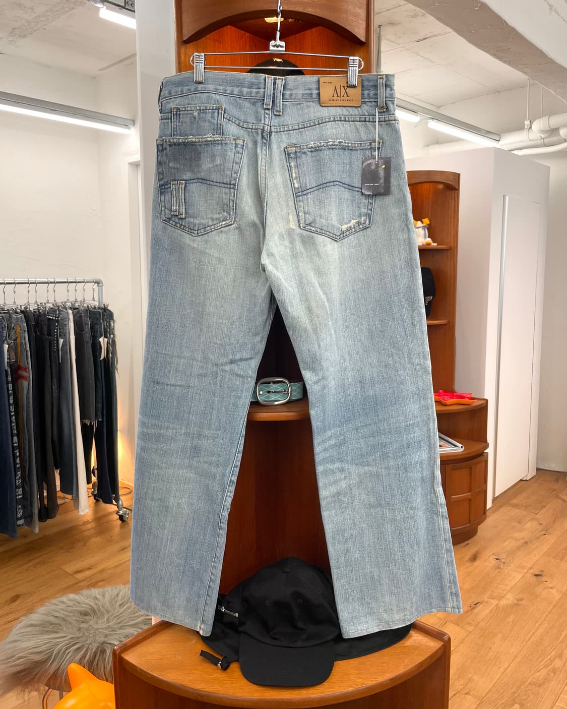 [34] 아르마니 익스체인지 패치워크 데님 팬츠 상품이미지7