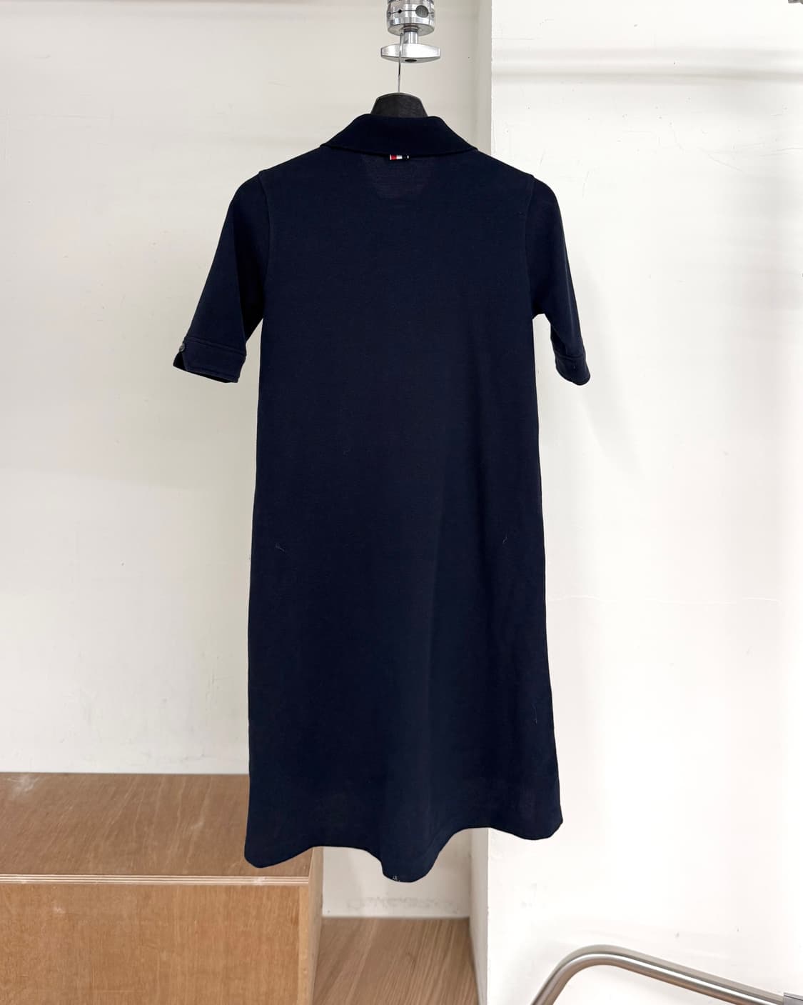 톰 브라운 네이비 코튼 피케 폴로 드레스 상품이미지6