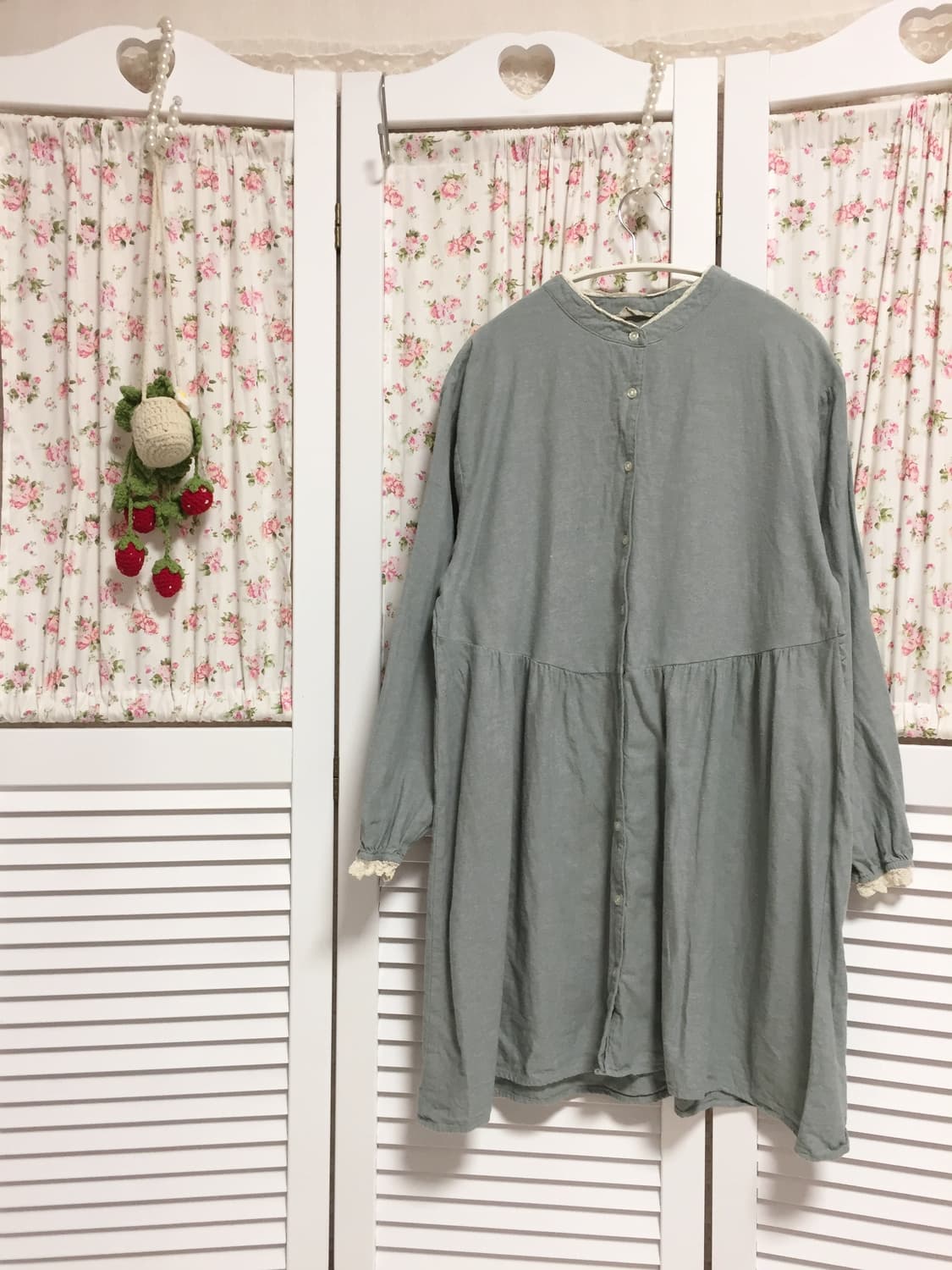 빈티지 사만사모스 애플민트 블라우스 상품이미지1