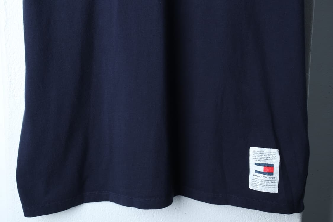 (L-XL) 타미힐피거 반팔 티셔츠 작은사용감 빅로고 네이비-199897 상품이미지4