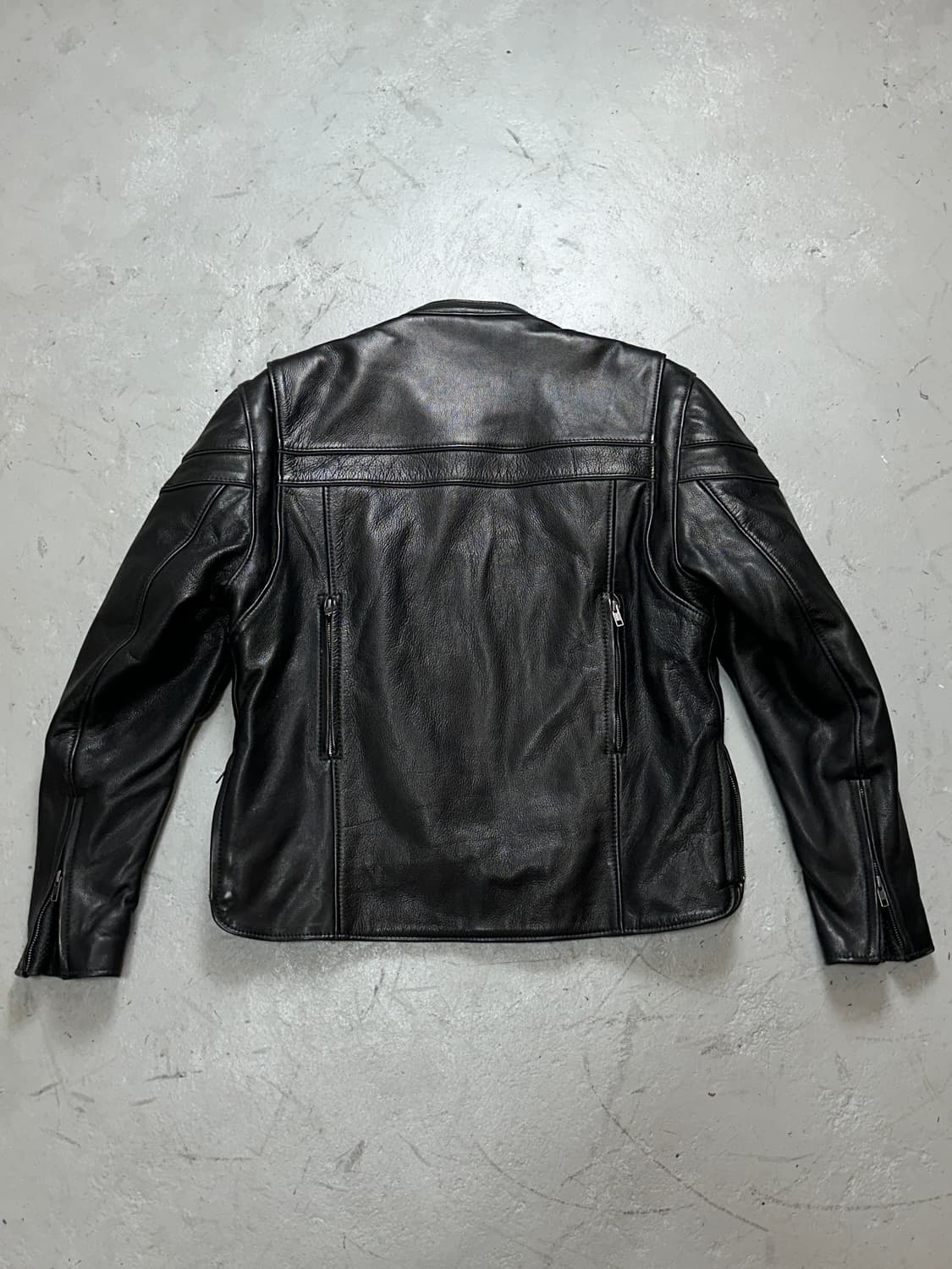 90's 빈티지 레더 모터사이클 자켓 빈티지 라이더 자켓 상품이미지4