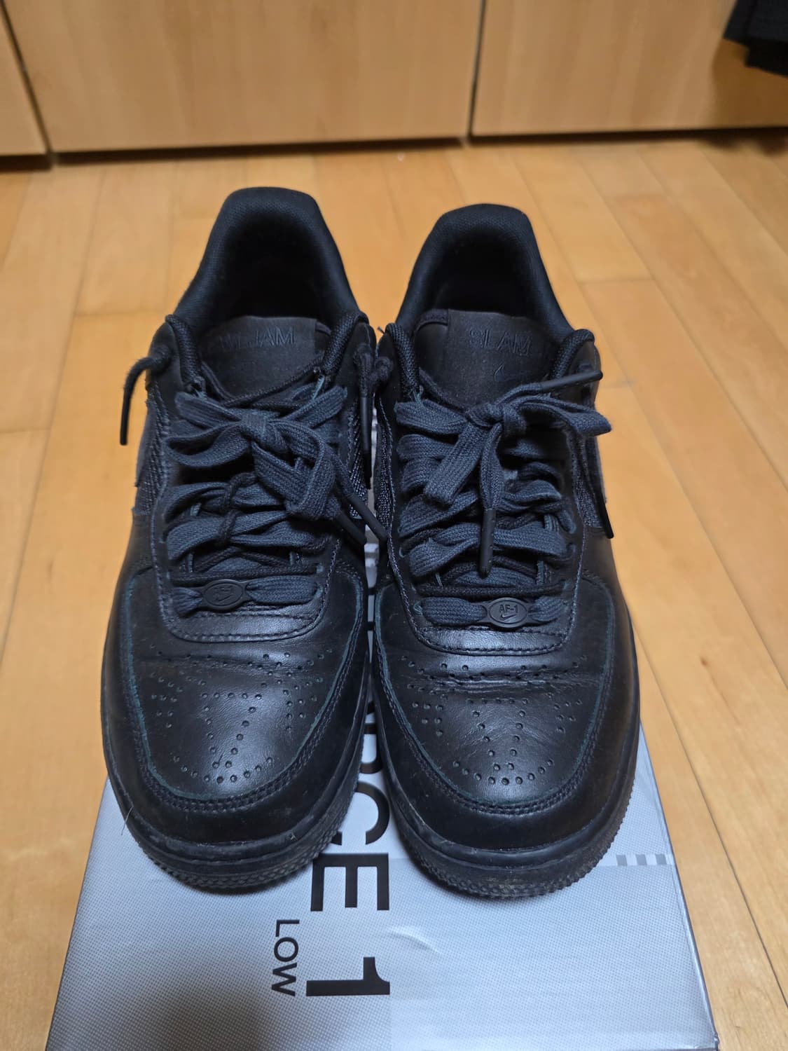 나이키 슬램잼 에어포스1 로우 SP 블랙 255 상품이미지4