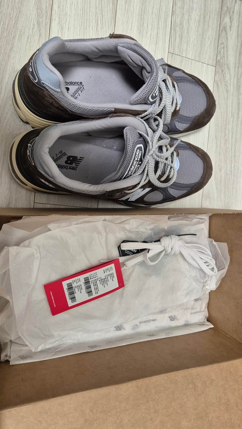 뉴발란스 991v2 브라운그레이 280사이즈 상품이미지1