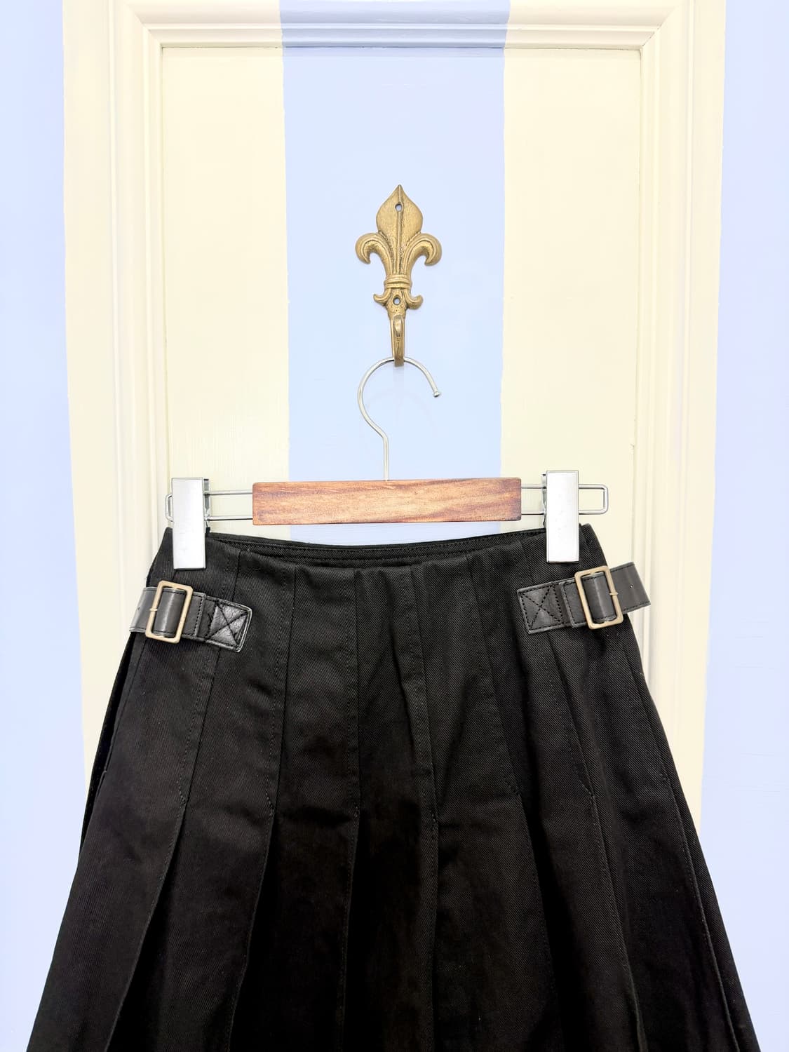 꼼데가르송 버클 플리츠 롱스커트 상품이미지3