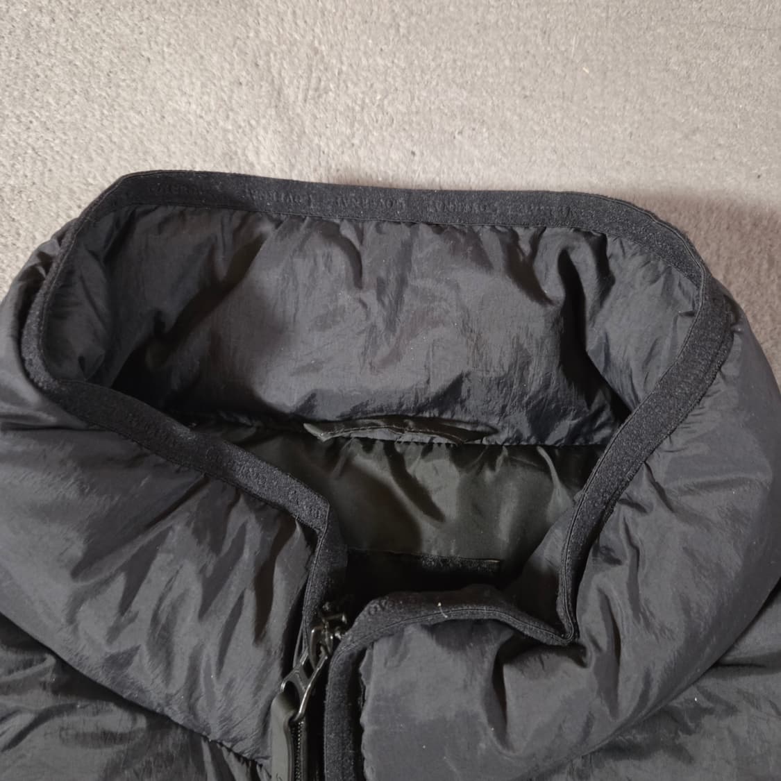 커버낫 RDS 커버라이트 스탠 카라 다운 경량패딩 XL 블랙 상품이미지5
