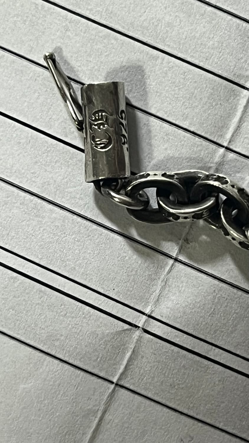 크롬하츠 페이퍼체인 18인치 판매합니다 상품이미지4